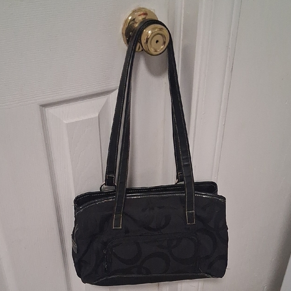 Rosetti Black Handbag with Front Pocket - Picture 2 of 8